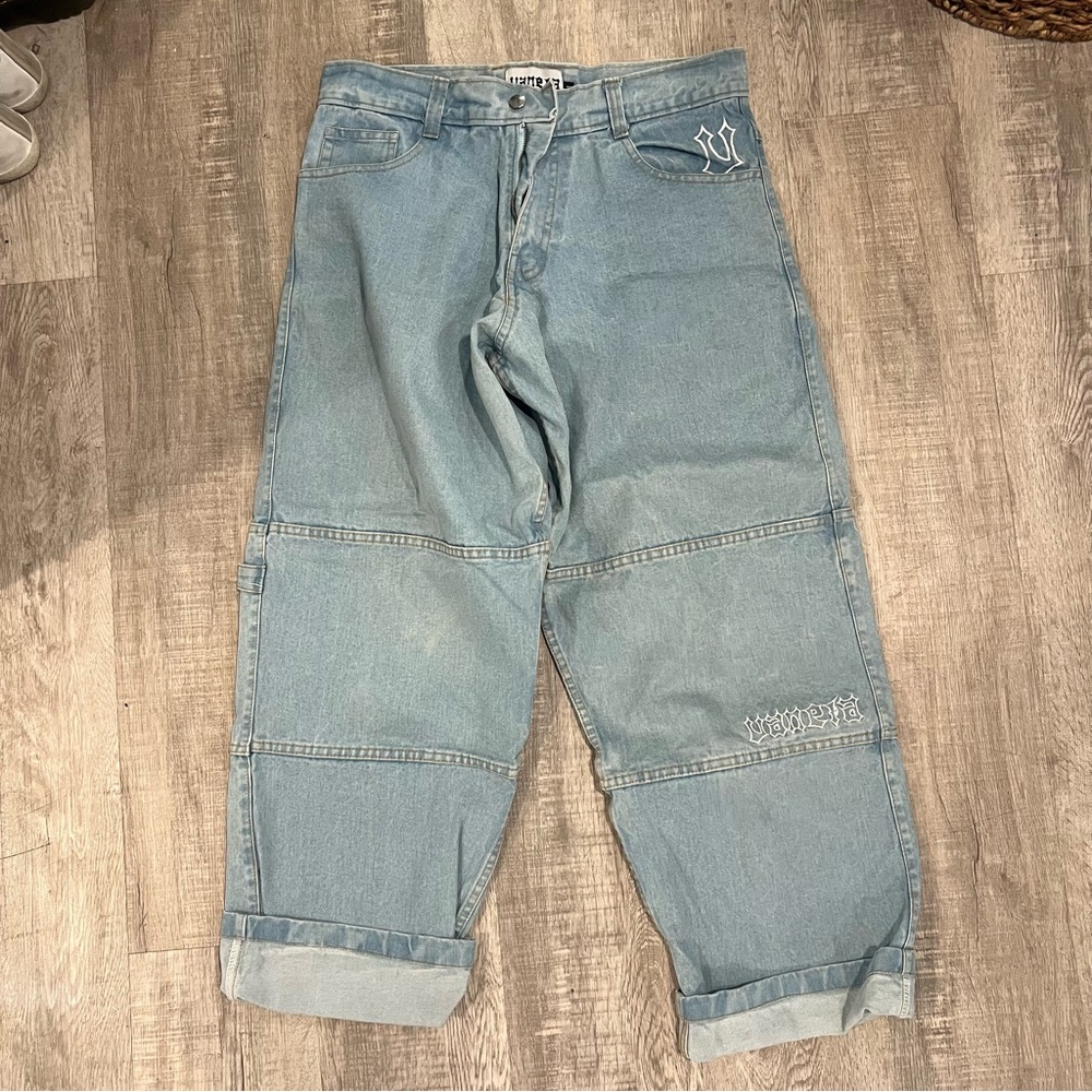 Vaneta1996 Light Denim Baggy Jeans
